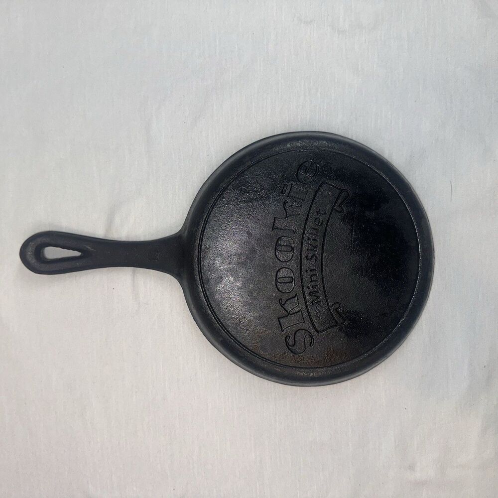 Skookie Mini Skillet Cast Iron, 7" Diameter Pazookie Cooking Kitchen
